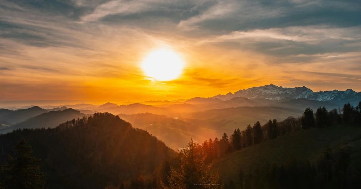 sunset over the mountains, visionary somatic dance, niio dance