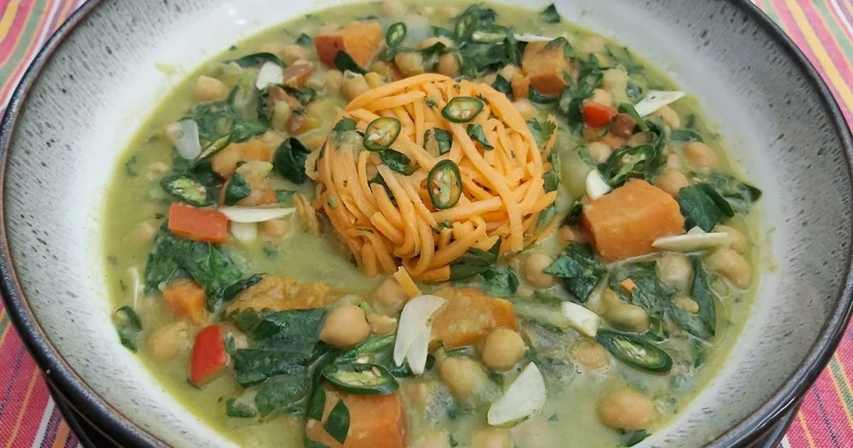 thai green curry, somatic dance retreat uk